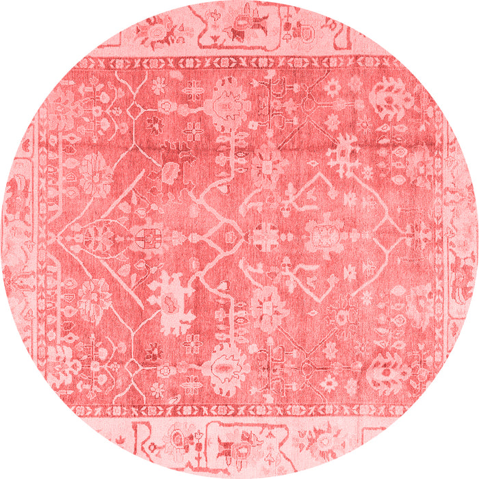 Machine Washable Oriental Red Traditional Rug, wshabs4331red