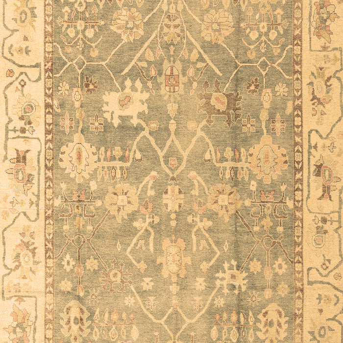 Machine Washable Oriental Brown Traditional Rug, wshabs4331brn