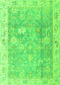 Oriental Green Traditional Rug, abs4331grn