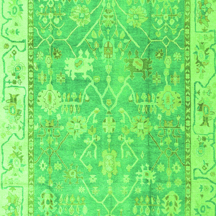 Oriental Green Traditional Rug, abs4331grn