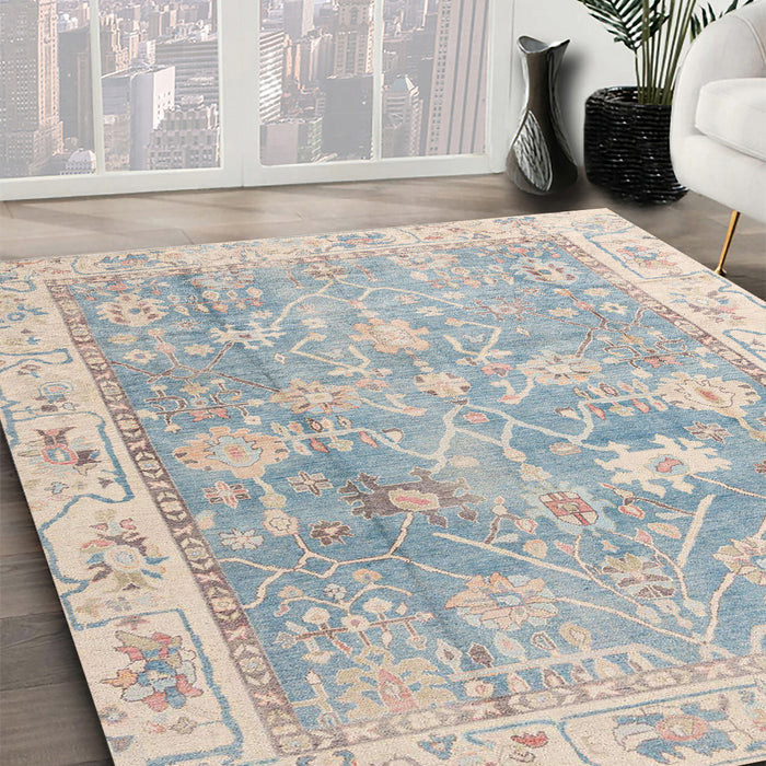 Machine Washable Abstract Dark Gray Rug in a Family Room, wshabs4331