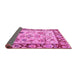 Sideview of Abstract Pink Modern Rug, abs4332pnk