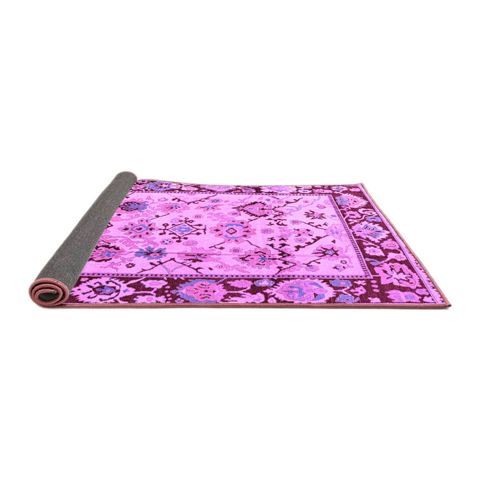 Sideview of Abstract Purple Modern Rug, abs4332pur