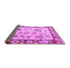 Sideview of Abstract Purple Modern Rug, abs4332pur