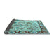 Sideview of Abstract Light Blue Modern Rug, abs4332lblu