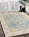 Machine Washable Abstract Sage Green Rug in a Family Room, wshabs4333