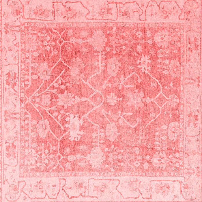 Machine Washable Oriental Red Traditional Rug, wshabs4333red