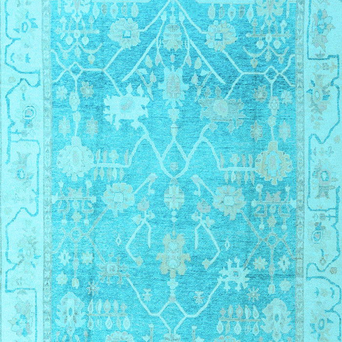 Oriental Light Blue Traditional Rug, abs4333lblu