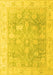 Oriental Yellow Traditional Rug, abs4333yw