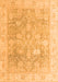 Oriental Orange Traditional Rug, abs4333org