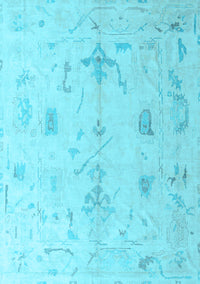 Oriental Light Blue Traditional Rug, abs4334lblu