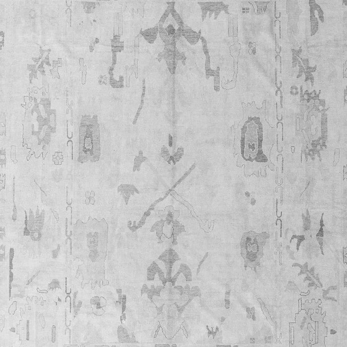 Machine Washable Oriental Gray Traditional Rug, wshabs4334gry