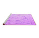 Sideview of Machine Washable Oriental Purple Traditional Area Rugs, wshabs4334pur