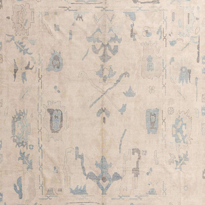 Abstract Tan Brown Oriental Rug, abs4334