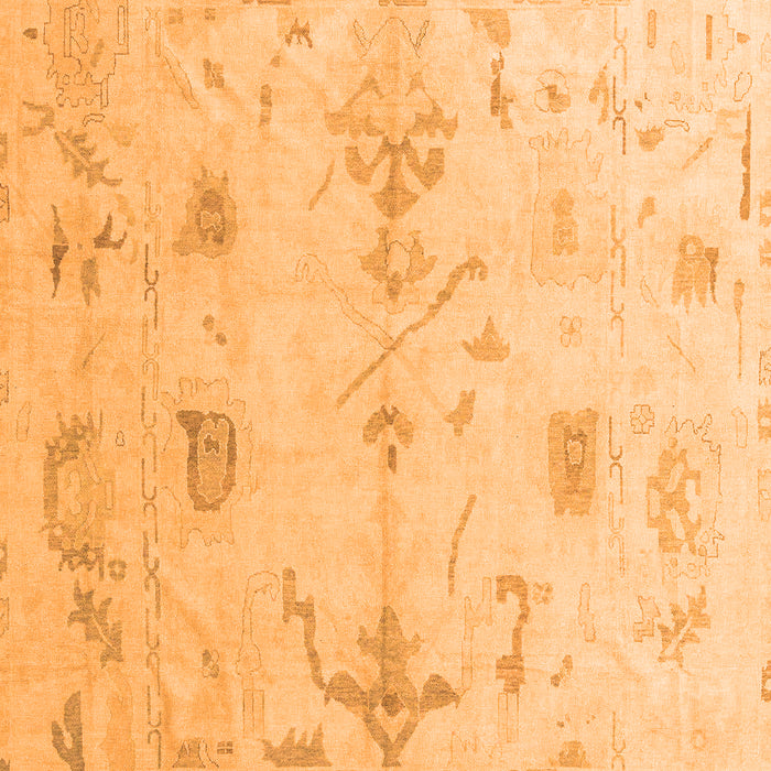 Oriental Orange Traditional Rug, abs4334org