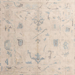 Square Machine Washable Abstract Tan Brown Rug, wshabs4334