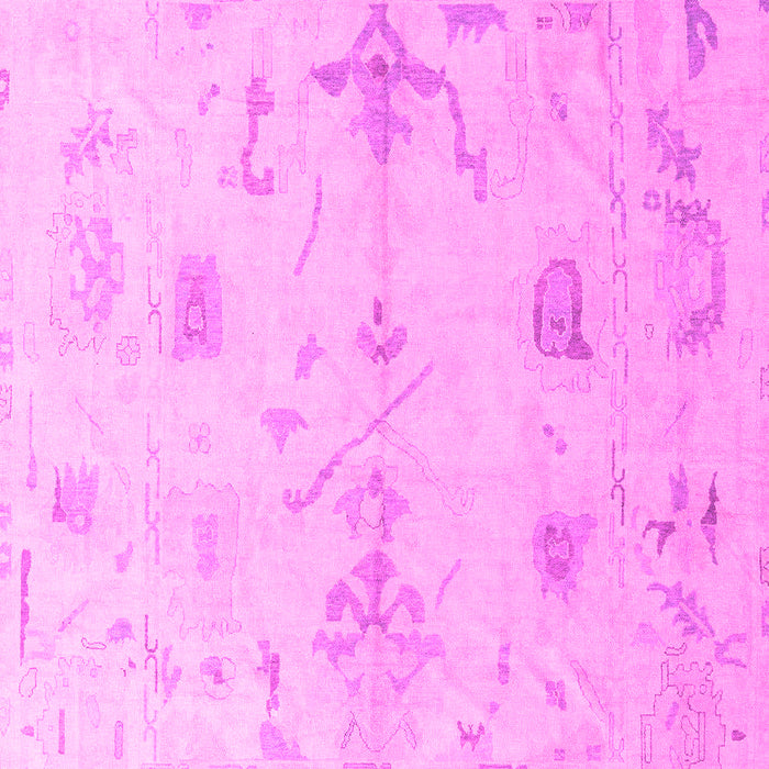 Machine Washable Oriental Pink Traditional Rug, wshabs4334pnk