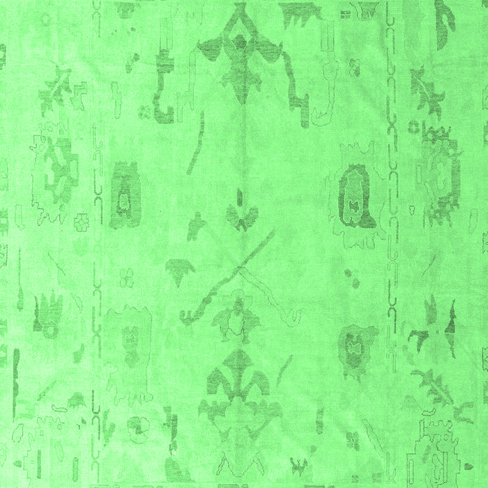 Oriental Emerald Green Traditional Rug, abs4334emgrn