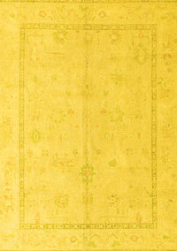 Oriental Yellow Traditional Rug, abs4335yw