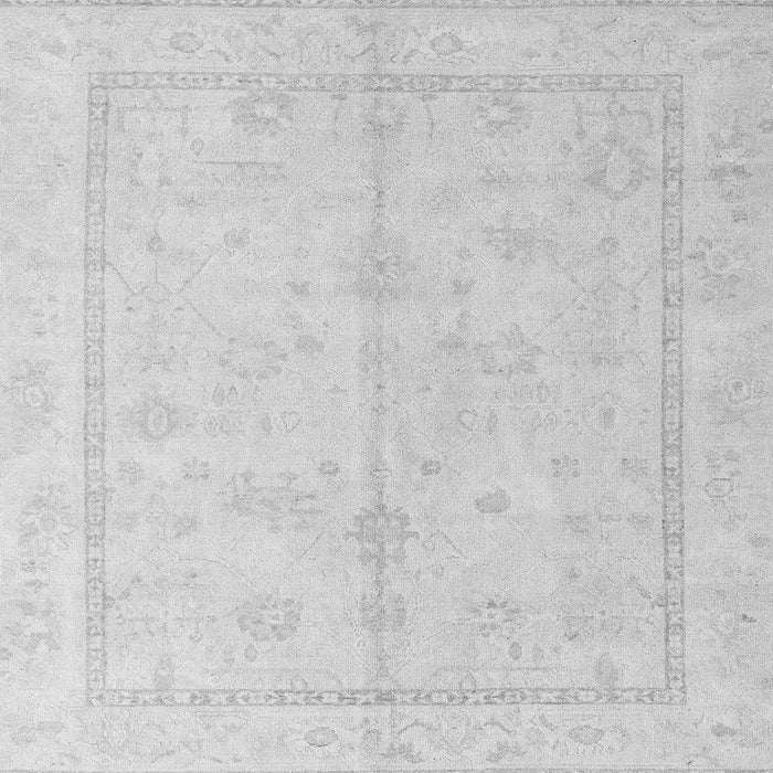 Square Oriental Gray Traditional Rug, abs4335gry