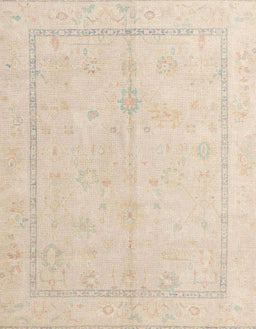 Abstract Navajo White Gold Oriental Rug, abs4335