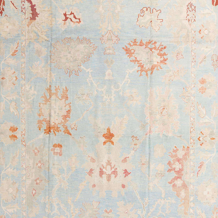 Abstract White Gold Oriental Rug, abs4336