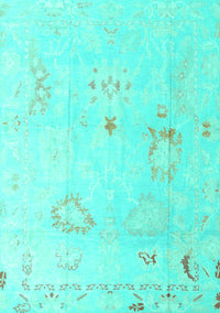 Oriental Turquoise Traditional Rug, abs4336turq