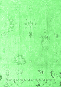 Oriental Emerald Green Traditional Rug, abs4336emgrn