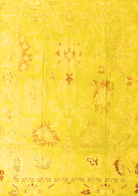 Oriental Yellow Traditional Rug, abs4336yw