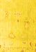 Oriental Yellow Traditional Rug, abs4336yw