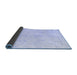 Sideview of Oriental Blue Traditional Rug, abs4337blu