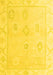 Machine Washable Oriental Yellow Traditional Rug, wshabs4337yw