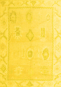 Oriental Yellow Traditional Rug, abs4337yw