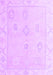 Machine Washable Oriental Purple Traditional Area Rugs, wshabs4337pur