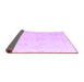 Sideview of Oriental Purple Traditional Rug, abs4337pur