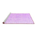 Sideview of Machine Washable Oriental Purple Traditional Area Rugs, wshabs4337pur