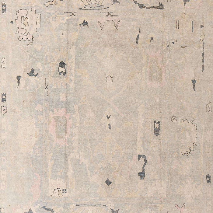 Abstract Tan Brown Oriental Rug, abs4338