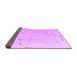 Sideview of Oriental Purple Traditional Rug, abs4338pur