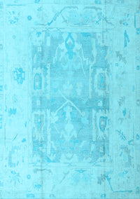 Abstract Light Blue Modern Rug, abs4339lblu