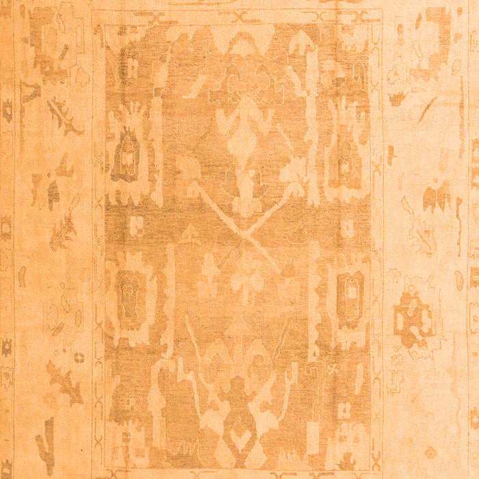 Machine Washable Abstract Orange Modern Area Rugs, wshabs4339org