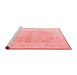 Modern Red Washable Rugs