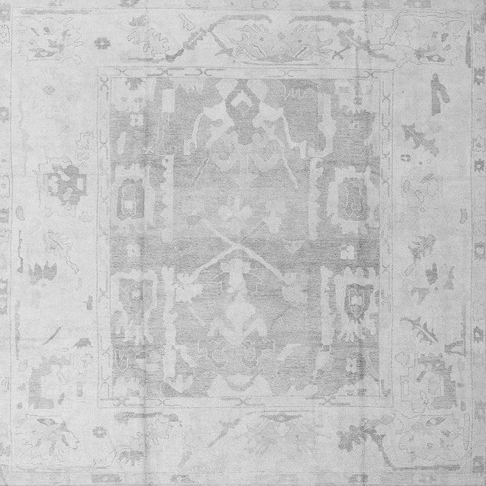 Square Machine Washable Abstract Gray Modern Rug, wshabs4339gry