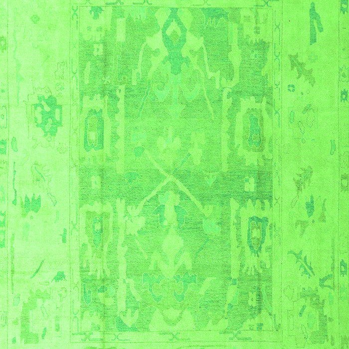 Machine Washable Abstract Green Modern Area Rugs, wshabs4339grn