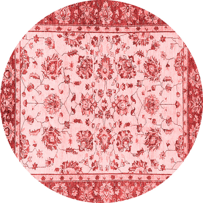 Abstract Red Modern Rug, abs433red