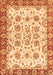 Machine Washable Abstract Orange Modern Area Rugs, wshabs433org