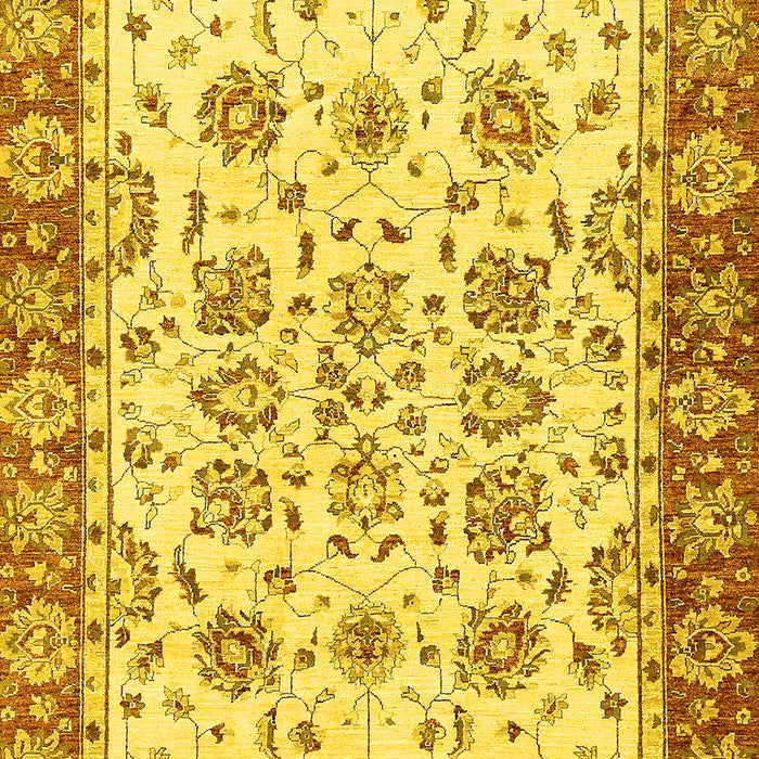 Machine Washable Abstract Yellow Modern Rug, wshabs433yw