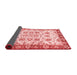 Abstract Red Modern Area Rugs