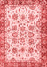 Abstract Red Modern Area Rugs