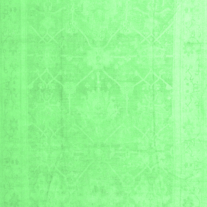 Machine Washable Abstract Emerald Green Modern Area Rugs, wshabs4340emgrn