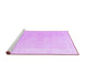 Sideview of Machine Washable Abstract Purple Modern Area Rugs, wshabs4340pur